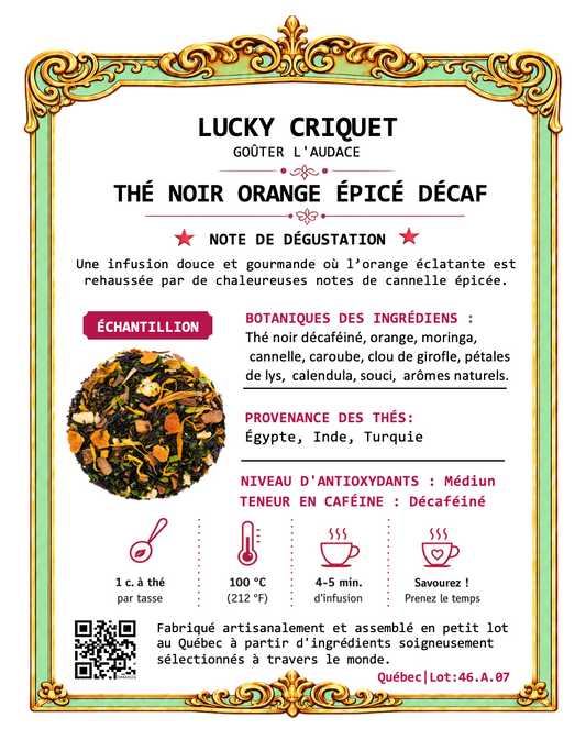 ORANGE ÉPICÉ DÉCAF
