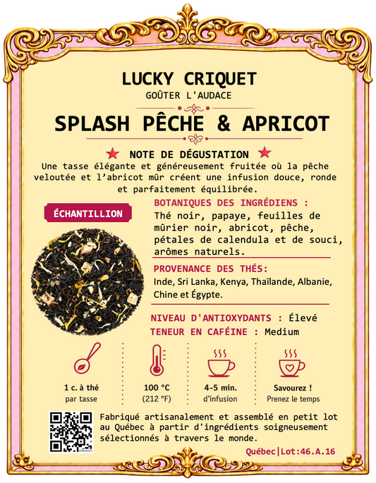 SPLASH PÊCHE & APRICOT