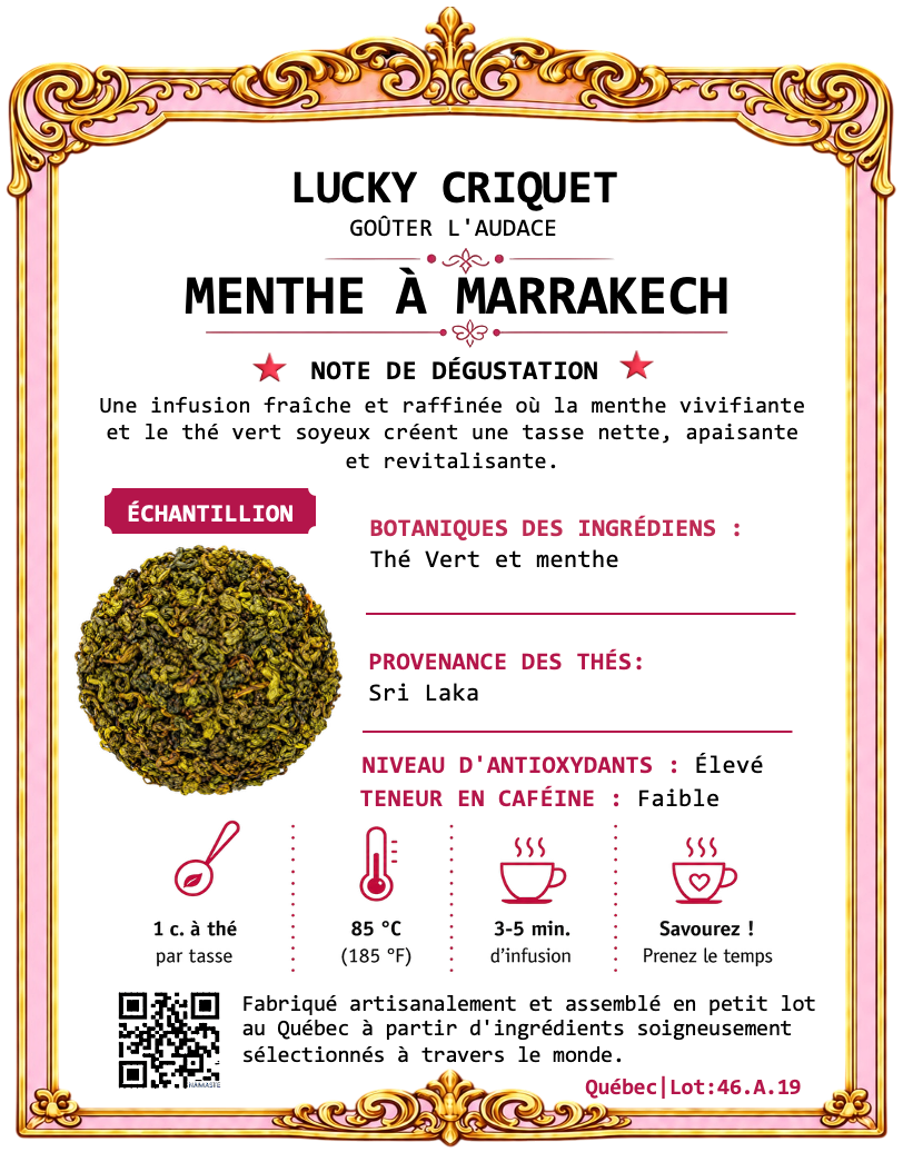 MENTHE À MARRAKECH