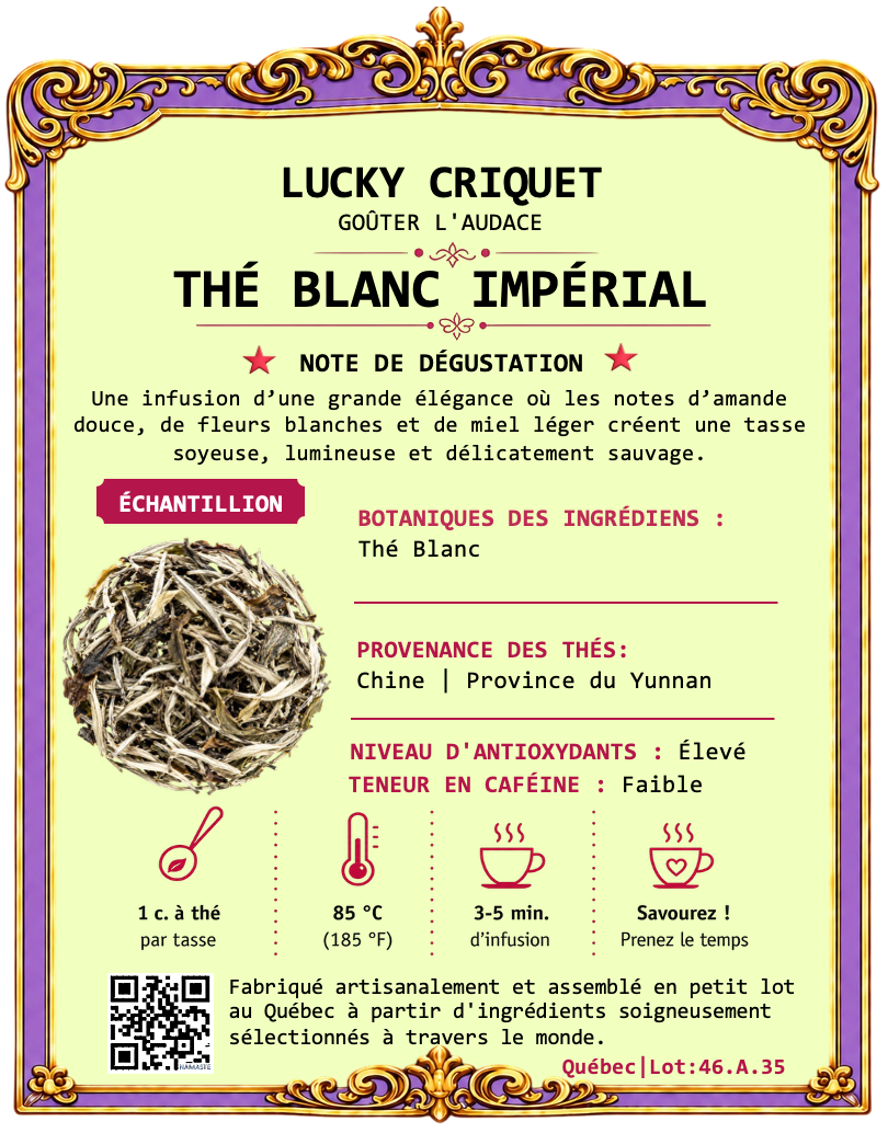 THÉ BLANC IMPÉRIAL