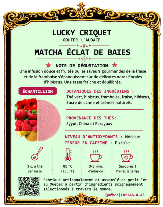 MATCHA ÉCLAT DE BAIES
