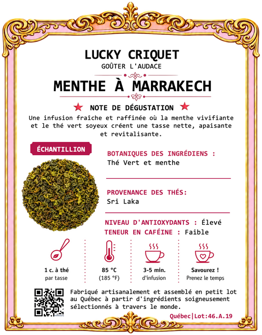 MENTHE À MARRAKECH