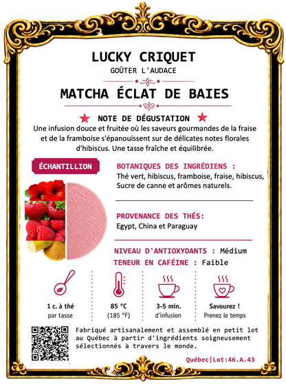 MATCHA ÉCLAT DE BAIES