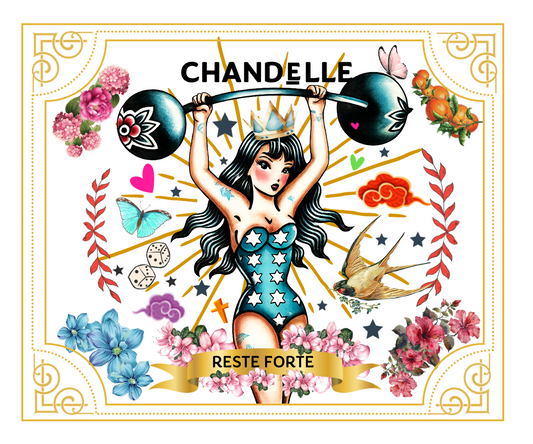 Chandelle Reste forte